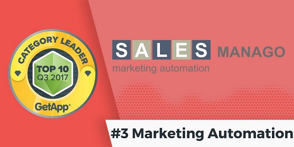 SALESmanago Ranked #3 in GetApp’s TOP25 Marketing Automation Category Leaders