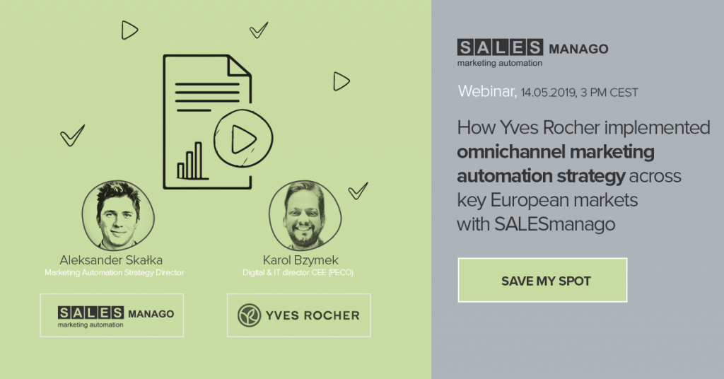 Find out how Yves Rocher implemented omnichannel marketing automation strategy across key European markets with SALESmanago